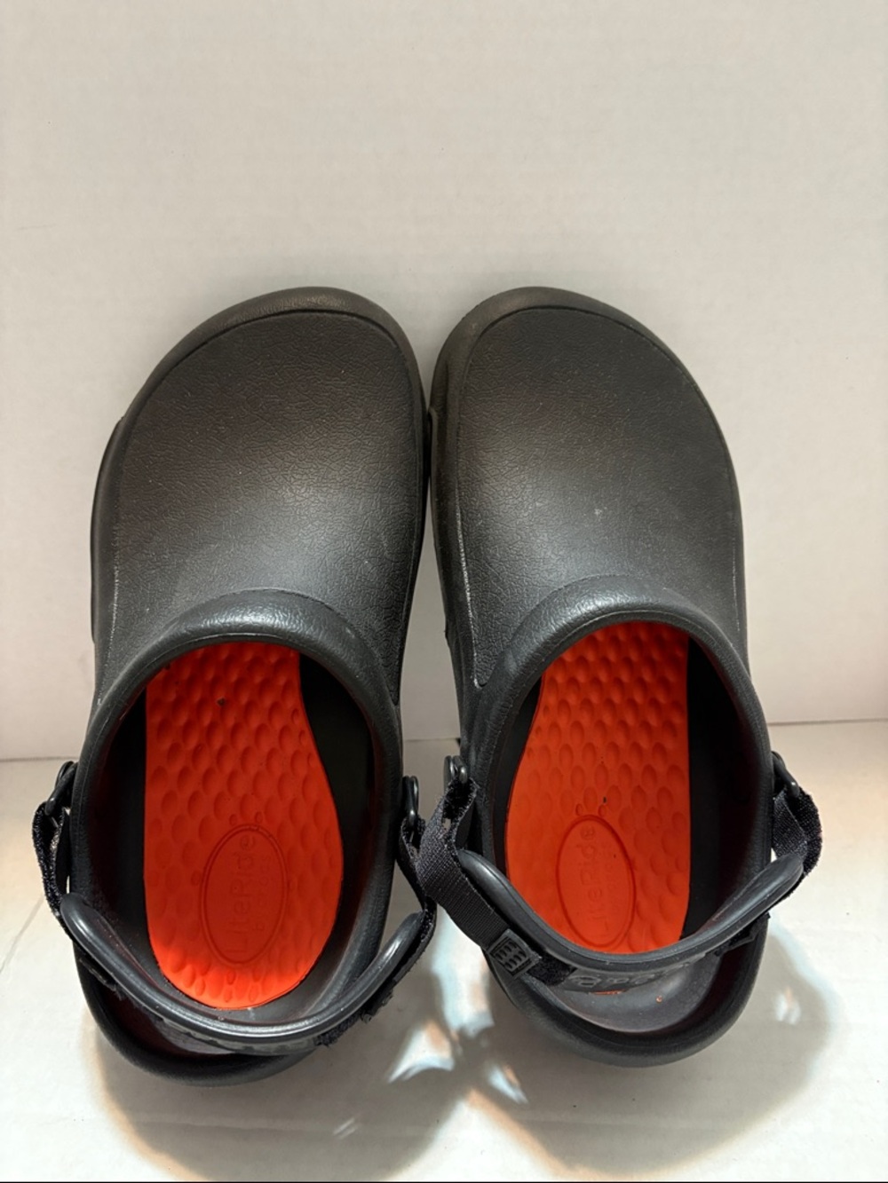 CROCS Black Slip-Resistant Footbed with Crocs Logo